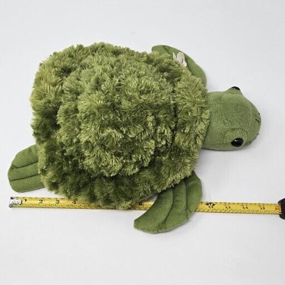 Sea Turtle Unipak 2018 Sealife Ocean Realistic 18" Green Plush Stuffed Animal - Picture 10 of 14